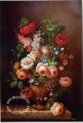 unknow artist Floral, beautiful classical still life of flowers.106 France oil painting reproduction